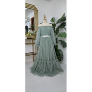 Fairy boho tulle dress (belt lace not included)