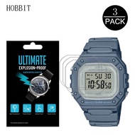 YIFILM 3Pcs Explosion Proof PET Protector Film For Casio Watch W-218h / F-108 AE1200/1000/1300 Smart