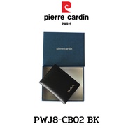 Pierre Cardin (ปีแอร์ การ์แดง) กระเป๋านามบัตร กระเป๋าสงค์นามบัตรหนัง  กระเป๋านามบัตรเล็ก กระเป๋าหนังแท้ รุ่น PWJ8-CB02 พร้อมส่ง ราคาพิเศษ