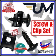 1PCS TS516 SCREW & M5 CLIP BODY DAN COVERSET LC Y15 NMAX NVX LAGENDA Y125Z NOUVO EGO HONDA WAVE Y16