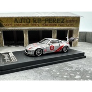 HIGH RESTORE 1:64 Nissan Fairlady 350Z Rocket Bunny Metallic Silver with Livery.