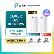 TP-Link Deco BE85 Tri Band WiFi 7 BE22000 Whole Home Mesh WiFi Router System - 12 Stream bandwidth |