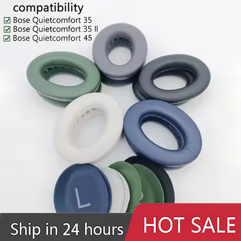 Replacement Headphone Memory Foam Ear Cushion Cover Ear Pads Earpads for Bose QuietComfort 45 QC45 Q