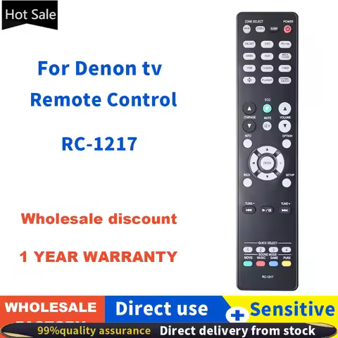 ZF applies to New RC-1217 Replace Remote Control for Denon AV Receiver AVR-S730H AVR-X1400H