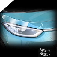 2pcs Car Front Headlamp Film for Volkswagen VW ID3 ID.3 Tpu Transparent Protect Film Exterior Access