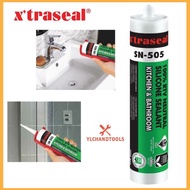 24PCS X'traseal SN-505 Kitchen & Bathroom Sealant 300g White RTV 100% Neutral Silicone Sealant Antif