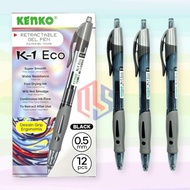 Pulpen / Ballpoint / Pen Gel Kenko K-1 Eco (12 Pcs)