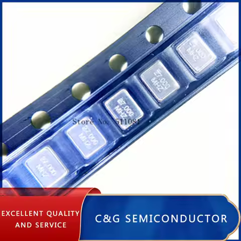 50PCS 3225 Passive crystal oscillator SMD 3.2*2.5mm 8MHZ 10MHZ 12MHZ 16MHZ 20MHZ 24MHZ 25MHZ 26MHZ 2