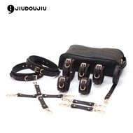 Bundled 8-Piece Storage Set Bondage Thigh Ring Training Cross Buckle Bondage Handy Tool