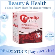 【Guaranteed Original】 FerrolipForte - Microencapsulated Iron Supplement with Vitamin C & B12 Ferroli