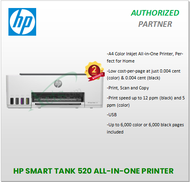 HP Smart Tank 520 All-in-One Printer