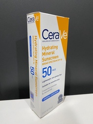 CeraVe 適樂膚SPF50 保濕礦物質防曬乳(臉部)