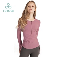 FUYOGI Yoga Zipper Sports Fitness Clothes