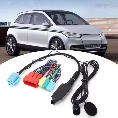 Bluetooth Audio Adapter with Speaker Car Stereo Fits for Audi A2 A3 8L 8P B5 B6 B7 A6