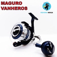 NINJA - NEW! 2021 MAGURO Vanheros Fishing Reel 3000 4000 PG HG Spinning Reel Mesin Spinning Mesin Maguro Mesin Mancing