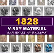 SketchUp | VRAY MATERIALS 1828 set