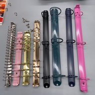 Mita Factory Straight Hair 28cm 23cm Binder Ring 6-Hole Binder Gold Metal Handbook Clip Hardware Hol