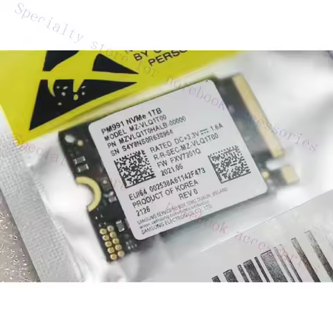 R+ FOR SAMSUNG PM991 M.2 2230 SSD 1TB NVMe PCIe For Microsoft Surface Pro X Pro 7+ 887276049069