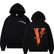 2024FASHION เสื้อกันหนาว มีฮู้ด ผ้าโพลีเอสเตอร์ ลาย Vlone Friends Angel Ioose แฟชั่นฤดูใบไม้ร่วง และ