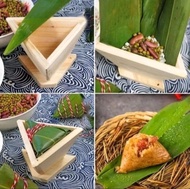 Cetakan bacang bahan kayu / cetakan bacang segitiga