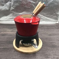 Pot Cheese Retail Alcohol Hot Pot Set Enamel Cast Iron Set Small Hot Pot Wholesale Hot Pot Boiler D7