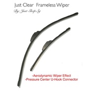 Local Seller Super Durable Frameless Car Wiper (J-Hook) / Windscreen Wiper