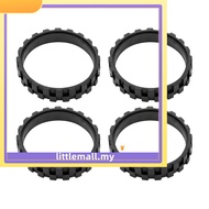 [LLMA]4X Vacuum Robot Tires for Wheels Series 5/6/7/8/9/I7 S9+ Anti-Slip