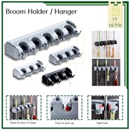 Wall Mounted Broom Holder / Cleaning Tools Organiser / Broom Hanger / Mop Holder