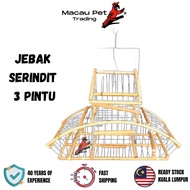 MPT Handmade Jebak Serindit 3 in 1 Jebak Burung Serindit Sangkar Serindit Sangkar Burung Serindit Ca