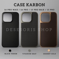 Case iphone 16 Pro Max / 16 Pro / 15 Pro Max / 15 Pro LIKGUS Carbon Casing