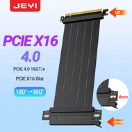 JEYI | JEYI PCIe 4.0/5.0 X16 (32GB/s) Extension Cable-GPU Riser Cable for Graphics CardMining RigVer