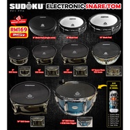 Sudoku 8"10" 12"14" Electronic Digital Electric Drum Mesh Pad Mesh Drum(For Snare and Tom)-ROLAND,YAMAHA,ALESIS support