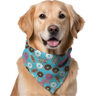 [ZRmar05] W Brings Happy Birthday Donuts Dog Bandana/Scarf with Cakes & Candles | This Stunning Gorg