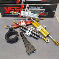 XADV 750 YSS Steering Damper Damper Bracket Siap Sedia Full Set PNP Honda XADV750