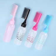 Daily New Arrival/Baked Oil Hair Dyeing Comb Bottle with Combing Teeth Hairdressing Hair Dyeing Bott