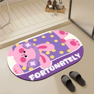 Bathroom Floor Mat Soft Diatom Mud Kitchen Floor Mat Toilet Floor Mat Quick-Drying Bathroom Absorben