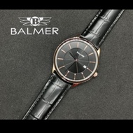 BALMER 6024 sapphire Crystal glass. -stainless steel case.