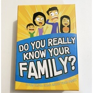 SG STOCK Do You Really Know Your Family Card Game (H0233)