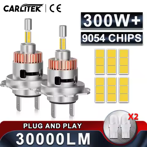 H7 H4 LED 360 4 Sided 1:1 Plug and Play H7 LED Bulbs For Moto Hi-Low Thin 9054 CSP Turbo H7 H4 Canbu