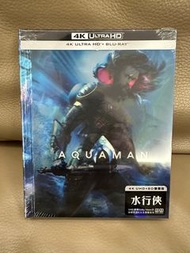 （全新未開封）水行俠 Aquaman 4K UHD + BD 雙碟裝 藍光 Blu-ray 影碟（Digibook)