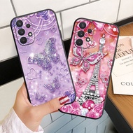 Casing For Samsung Galaxy A32 A42 A52 A72 Soft Silicoen Phone Case Cover Diamond Butterfly