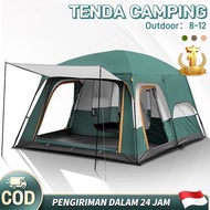 TENDA 8-12 people camping Tent waterproof Tent Double Layer Family Meeting Large Tent Portable outdo