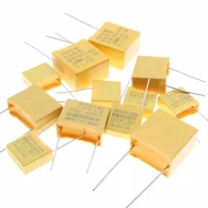 10ชิ้น X2 MKP 275V 0.1UF 275V104K P = 10มม. ตัวเก็บประจุเพื่อความปลอดภัยฟิล์มโพรพิลีนความจุการยับยั้