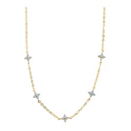 Ilize Blue Flower Necklace