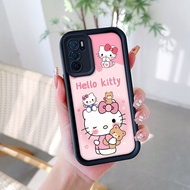 Casing hp OPPO A16 A54s A16s 4G cewek aesthetic Hello Kitty pelindung silikon Kesing lunak Softcase