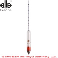 Hydrometer 1.500-1.600: 0.001 g/ml Tp 20 C, Code: 3010FG150/20-qp, Brand: ALLA FRANCE, 100% new