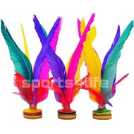 100% Traditional Games (Permainan Tradisi): Chapteh/Kenchu (Sepak Bulu Ayam) and Takraw (Sepak Raga)