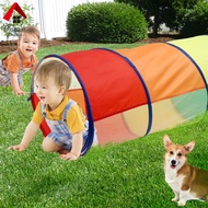 Baby Crawl Tunnel 6FT Foldable Crawl Through Tunnel Play Tent Colorful Crawl Tunnel Playhouse with C