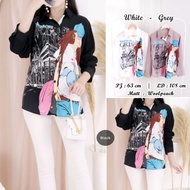 Kemeja woolpeach terbaru import