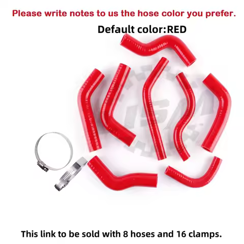 8PCS 3PLY For 1984-1989 Toyota 4AGE MR2 AW11 MK1 1.6L For RHD 1985 1986 1987 1988 Silicone Front Coo